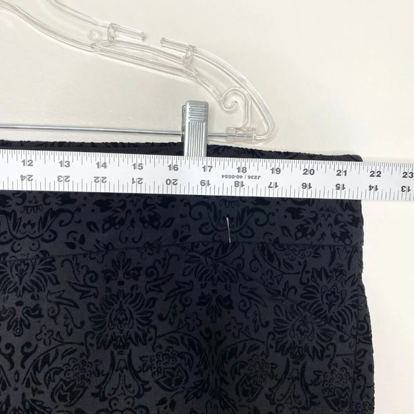 NWT Charter Club Cambridge Slim Leg Waist Smoothing Flocked Floral Pants 22W - Picture 12 of 12